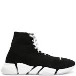 SNEAKERS TENIS BALENCIAGA SPEED TRAINER BLACK LACES STRIPES en STOCK