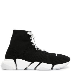 SNEAKERS TENIS BALENCIAGA SPEED TRAINER BLACK LACES STRIPES en STOCK