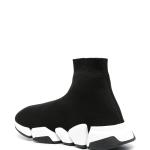 SNEAKERS TENIS BALENCIAGA SPEED TRAINER BLACK WHITE 2 5 en STOCK