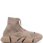 SNEAKERS TENIS BALENCIAGA SPEED TRAINER BROWN STRIPER en STOCK