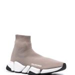 SNEAKERS TENIS BALENCIAGA SPEED TRAINER NUDE BLACK WHITE en STOCK