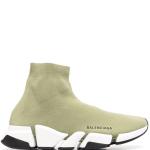 SNEAKERS TENIS BALENCIAGA SPEED TRAINER WHITE GREEN en STOCK