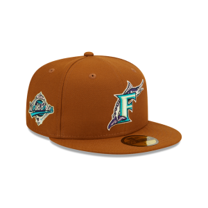 GORRA NEW ERA CAP MIAMI MARLINS MLB VINTAGE FLORAL 59FIFTY CERRADA en STOCK
