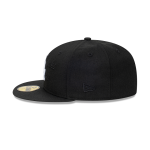 GORRA NEW ERA CAP LOS ANGELES DODGERS MLB TONAL SCRIPT 59FIFTY CERRADA NEGRA en STOCK