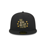 GORRA NEW ERA CAP LOS ANGELES DODGERS MLB ARMED FORCES DAY 2024 59FIFTY CERRADA en STOCK