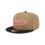 GORRA NEW ERA CAP BALTIMORE ORIOLES MLB CANVAS CROWN 59FIFTY CERRADA en STOCK