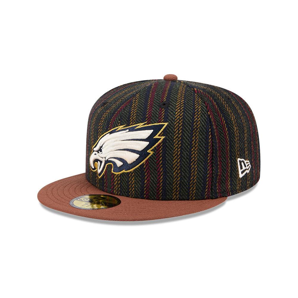 GORRA NEW ERA CAP PHILADELPHIA EAGLES NFL VINTAGE HERRINGBONE 59FIFTY CERRADA en STOCK