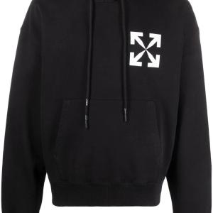 SUDADERA OFF WHITE HOODIE INTENSIVE BLACK