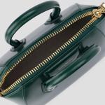 SMALL ANTIGONA BAG IN BOX LEATHER EMERALD GREEN en STOCK