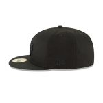 GORRA NEW ERA CAP OAKLAND ATHLETICS MLB BLACK ON BLACK 59FIFTY CERRADA en STOCK