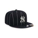 GORRA NEW ERA CAP NEW YORK YANKEES MLB PINSTRIPE VISOR CLIP 9FIFTY SNAPBACK en STOCK