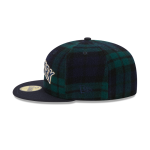 GORRA NEW ERA CAP NEW YORK YANKEES MLB BLACK WATCH TARTAN 59FIFTY CERRADA en STOCK