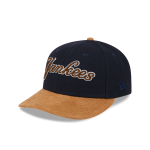 GORRA NEW ERA CAP NEW YORK YANKEES MLB SUEDE VISOR 59FIFTY LP CERRADA en STOCK