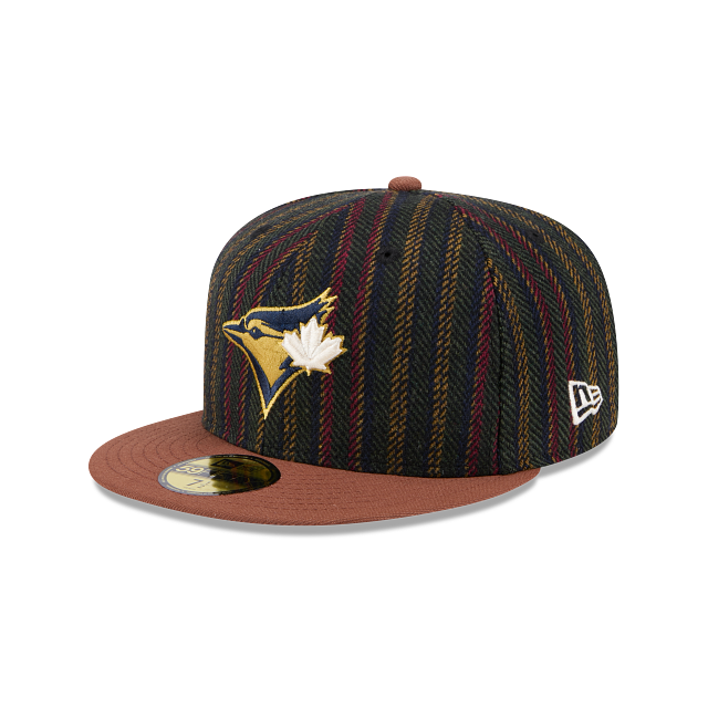 GORRA NEW ERA CAP TORONTO BLUE JAYS MLB VINTAGE HERRINGBONE 59FIFTY CERRADA en STOCK