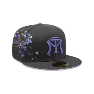 GORRA NEW ERA CAP SULTANES DE MONTERREY LAMP JACARANDAS 59FIFTY CERRADA en STOCK