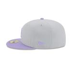 GORRA NEW ERA CAP NEW YORK YANKEES PURPLE LOGO MLB COLOR PACK 59FIFTY CERRADA en STOCK