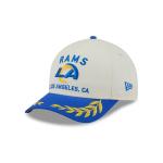 GORRA NEW ERA CAP LOS ANGELES RAMS NFL DRAFT 2025 9FORTY M-CROWN AF SNAPBACK BLANCA en STOCK