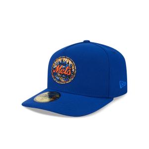 GORRA NEW ERA CAP NEW YORK METS MLB STAINED GLASS 59FIFTY AF CERRADA en STOCK