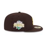 GORRA NEW ERA CAP SAN DIEGO PADRES MLB FLORAL UNDERVISOR 59FIFTY CERRADA en STOCK